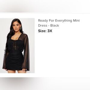 Little black dress with a twist.